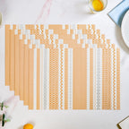 Amber Sunrise Table Mat Set Of 6 Nestasia