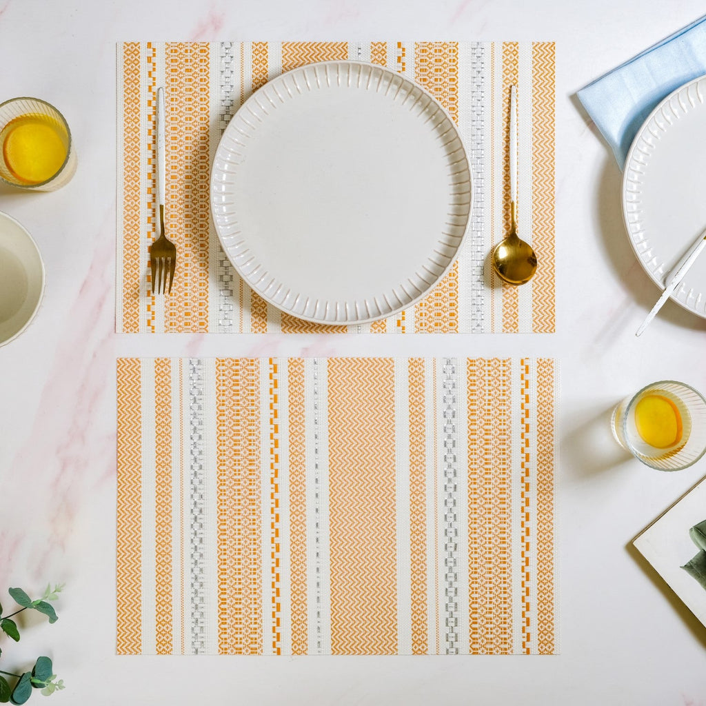 Amber Sunrise Table Mat Set Of 6 Nestasia