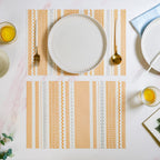 Amber Sunrise Table Mat Set Of 6 Nestasia
