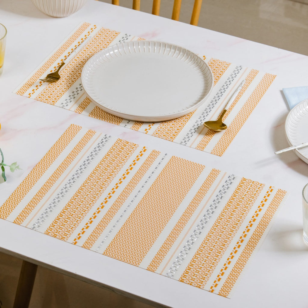 Amber Sunrise Table Mat Set Of 6 Nestasia