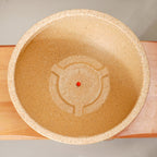 Planterra Beige Round Lotus Planter 15x9 Inch Nestasia