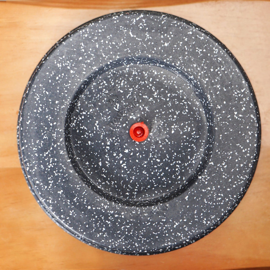 Planterra Grey Planter With Plate 10x9 Inch Nestasia