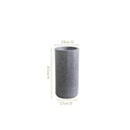Planterra Grey Tall Cylindrical Planter 18x9 Inch Nestasia