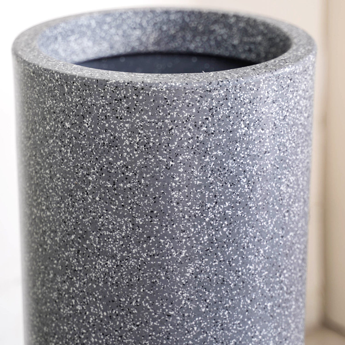 Planterra Grey Tall Cylindrical Planter 18x9 Inch Nestasia