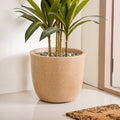 Planterra Large Beige Planting Pot 15x14 Inch Nestasia