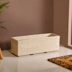 Planterra Modern Beige Trough Planters 24x8 Inch Nestasia