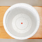 Planterra White Planter With Plate 10x9 Inch Nestasia