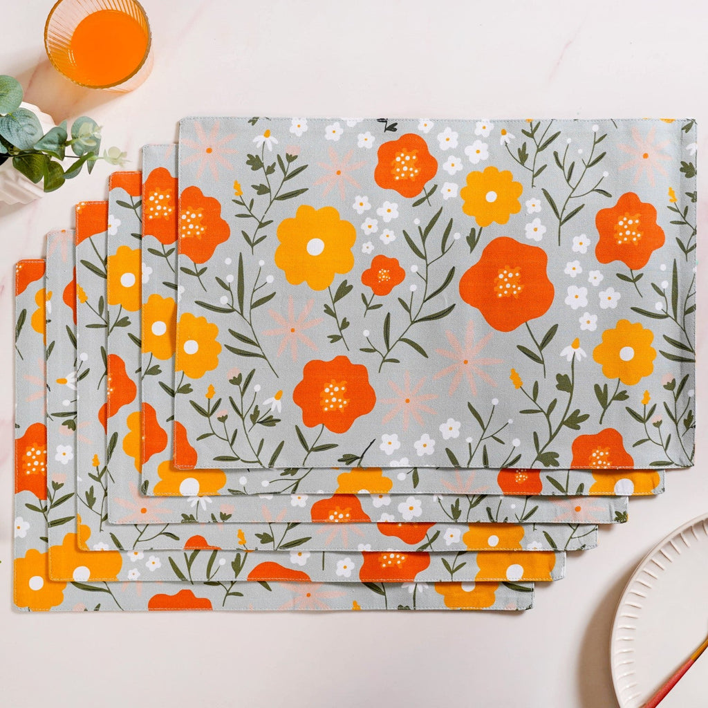 Arancia 7 Piece Table Mat And Runner Set Nestasia