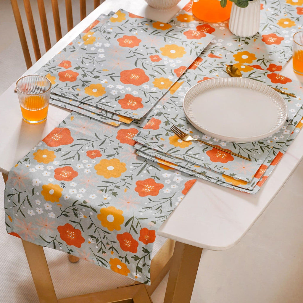 Arancia 7 Piece Table Mat And Runner Set Nestasia