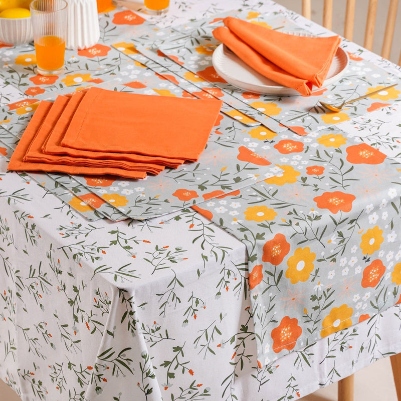 Arancia Complete Table Linen Set With Mats Napkins Runners And Table Cloth Nestasia