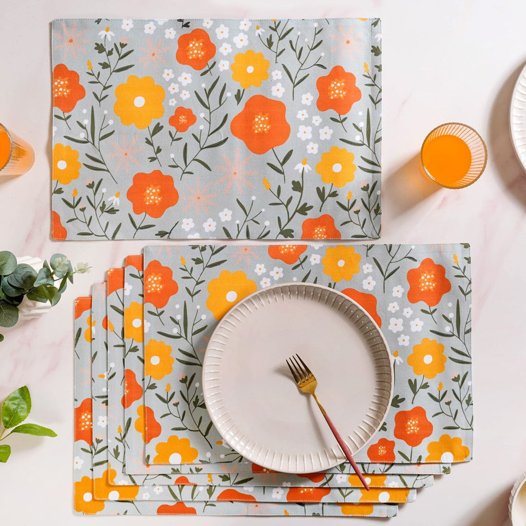 Arancia Premium Place Mat Set Of 6 Nestasia