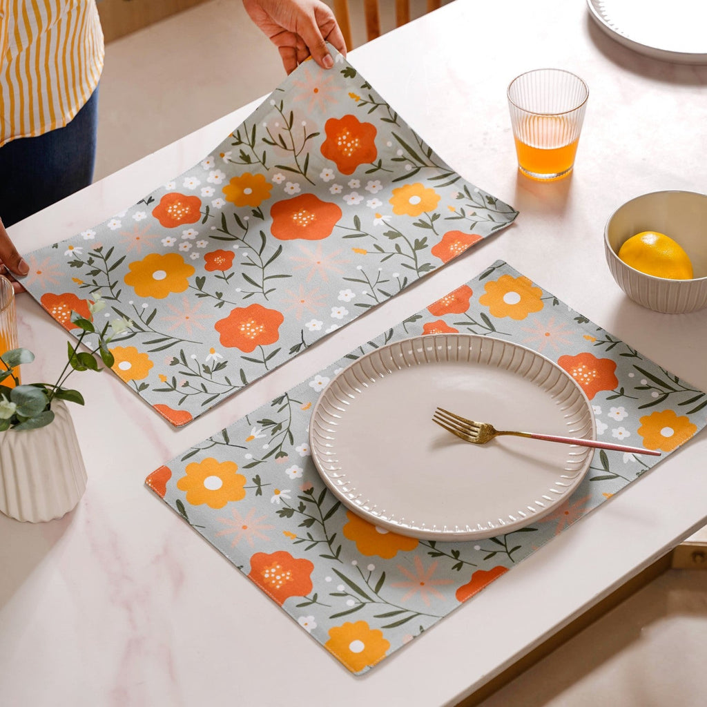 Arancia Premium Place Mat Set Of 6 Nestasia
