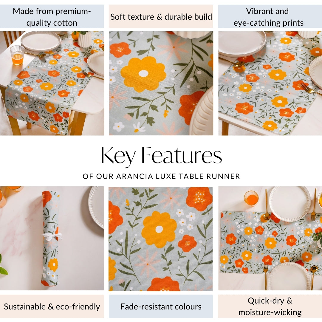 Arancia Luxe Table Runner Nestasia