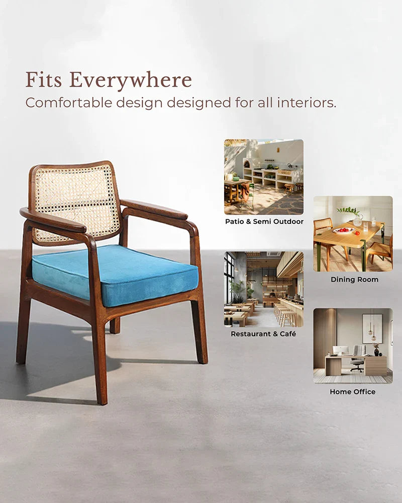 Comfortable Acacia Wood Chairs for Bedroom and Lounge