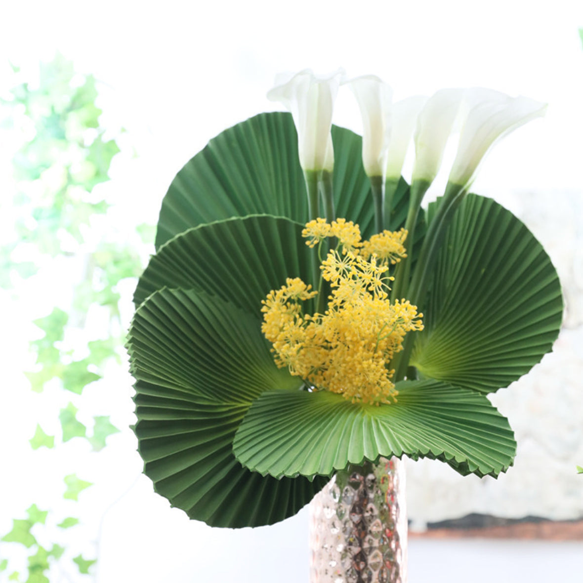 Artificial Green Leaf Nestasia