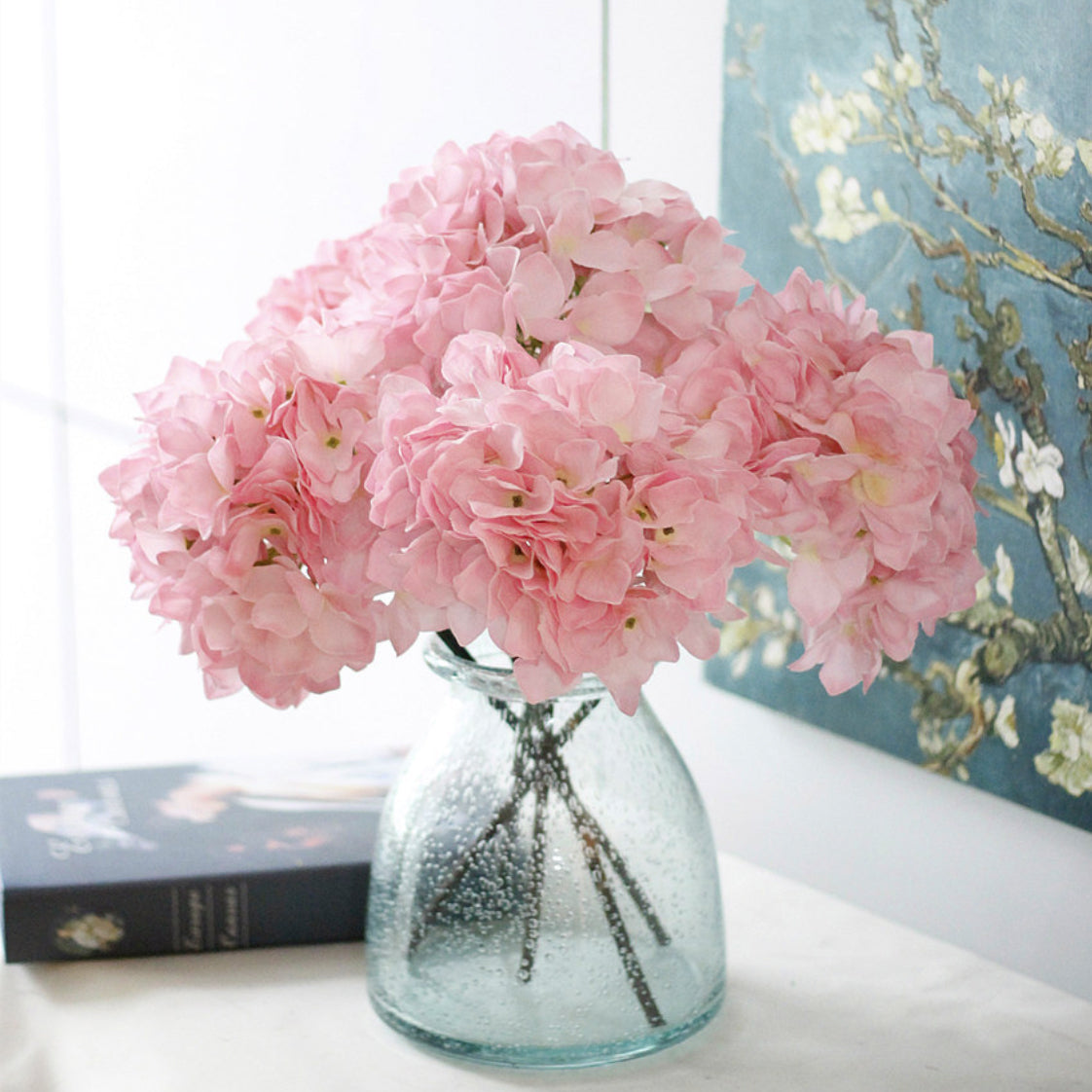 Artificial Hydrangea Pink Nestasia