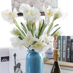 Artificial Iris Flower White Set Of 3 Nestasia