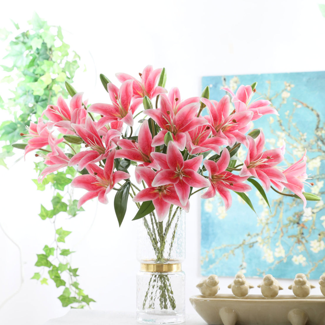 Artificial Lily Flower Nestasia