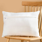 Artisanal Bloom Embroidery Cotton Cushion Cover 50x36cm Nestasia