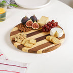 Atelier Serve And Slice Wooden Cheese Platter 30cm Nestasia