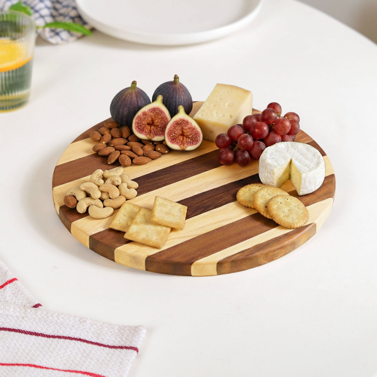 Atelier Serve And Slice Wooden Cheese Platter 30cm Nestasia