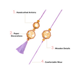 Handmade Eco Friendly Rakhi Gift Set Of 3 Nestasia