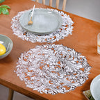 Auburn Luxe Round Tablemat Set Of 6 Nestasia