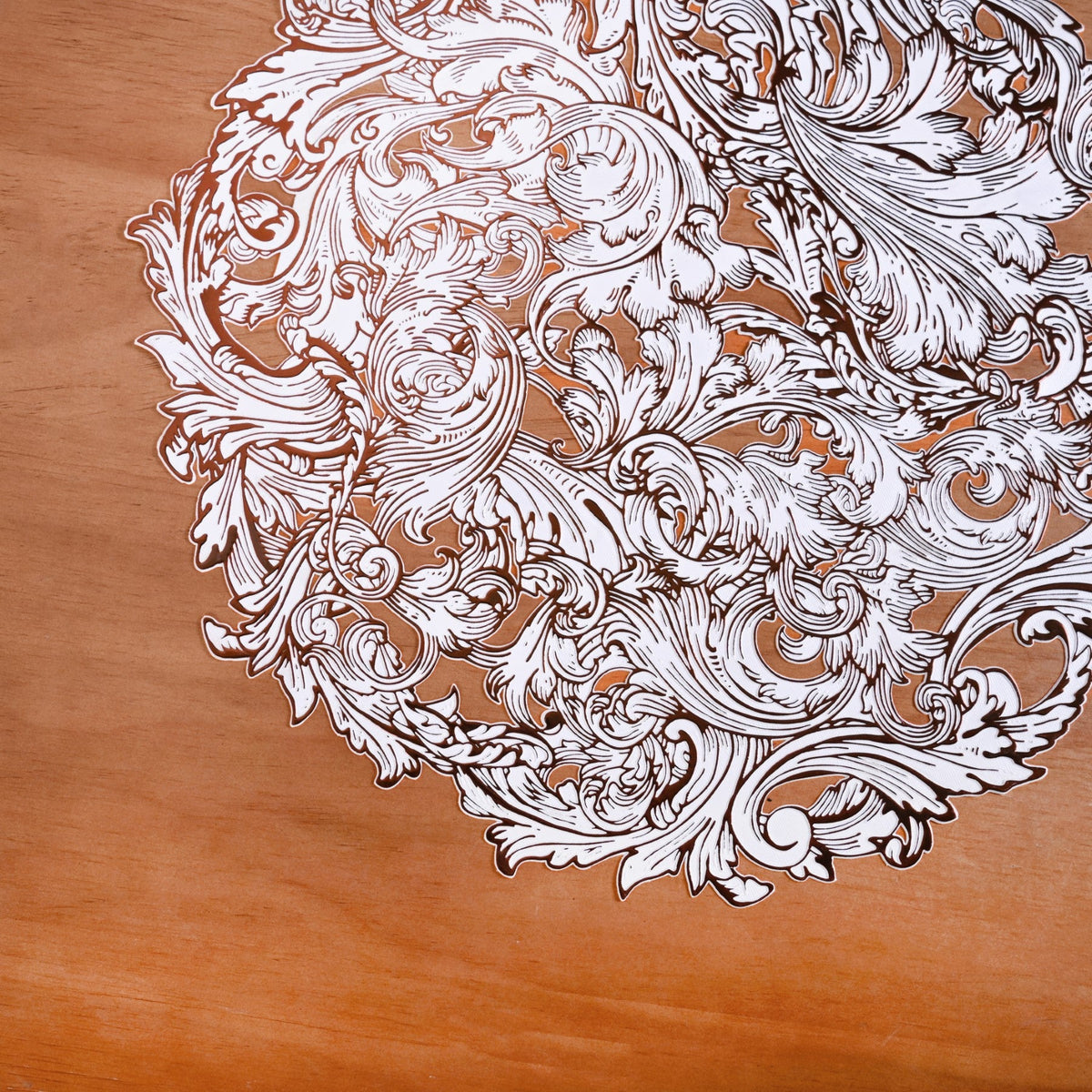 Auburn Luxe Round Tablemat Set Of 6 Nestasia