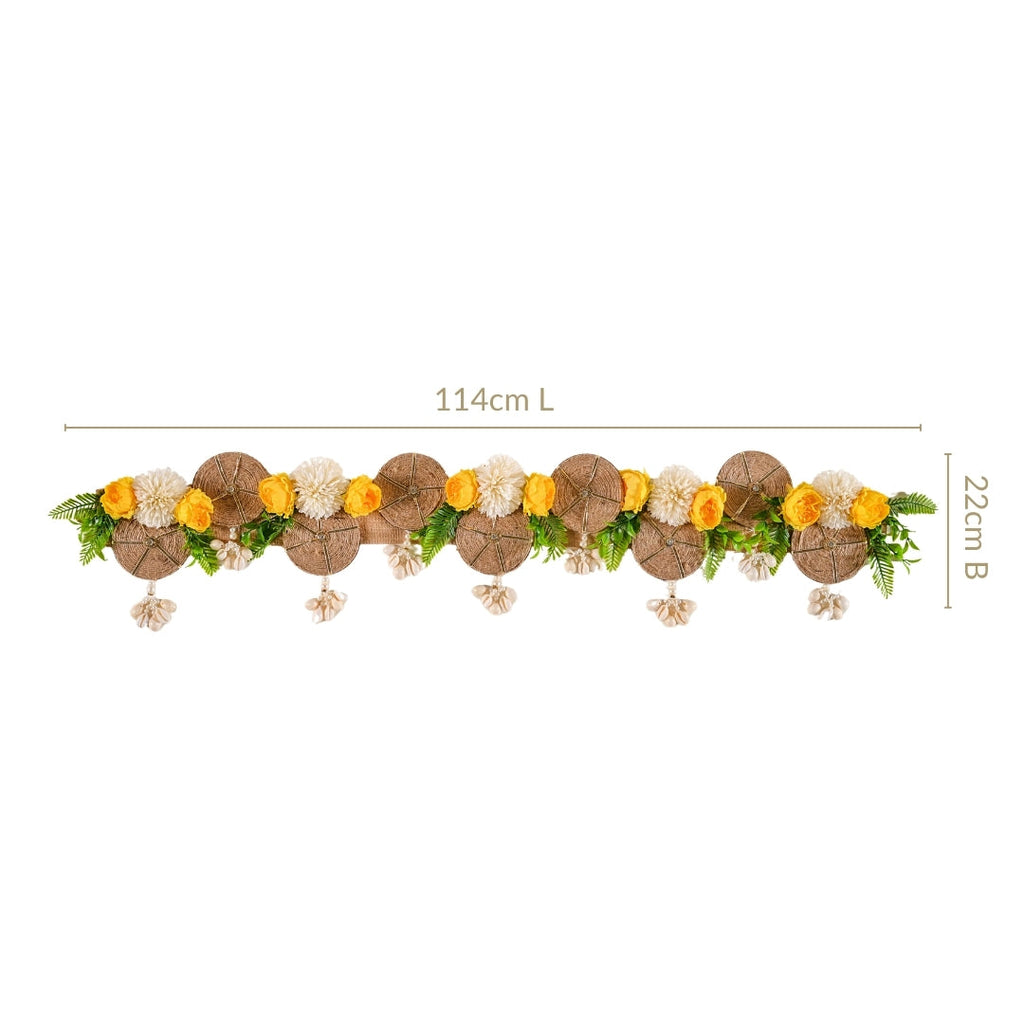 Auspicious Blossom Wall Toran For Festivities Nestasia