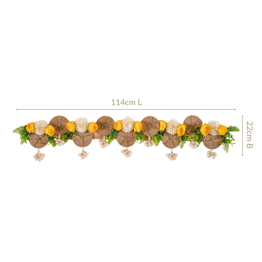 Auspicious Blossom Wall Toran For Festivities Nestasia