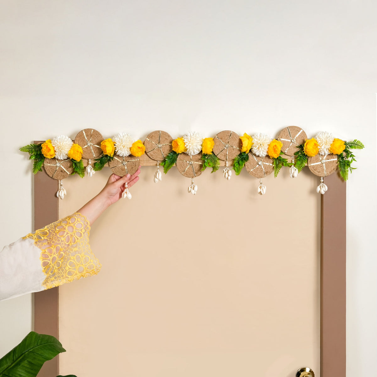 Auspicious Blossom Wall Toran For Festivities Nestasia