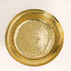 Pure Brass Hammered Parat 36cm Nestasia