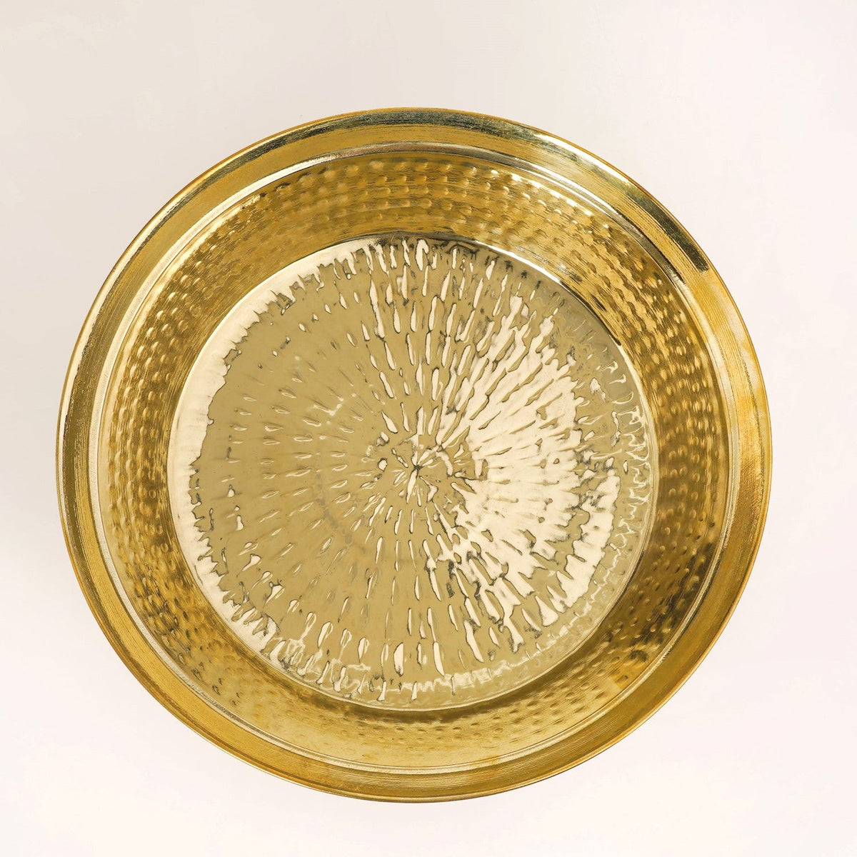 Pure Brass Hammered Parat 36cm Nestasia