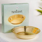 Pure Brass Hammered Parat 36cm Nestasia