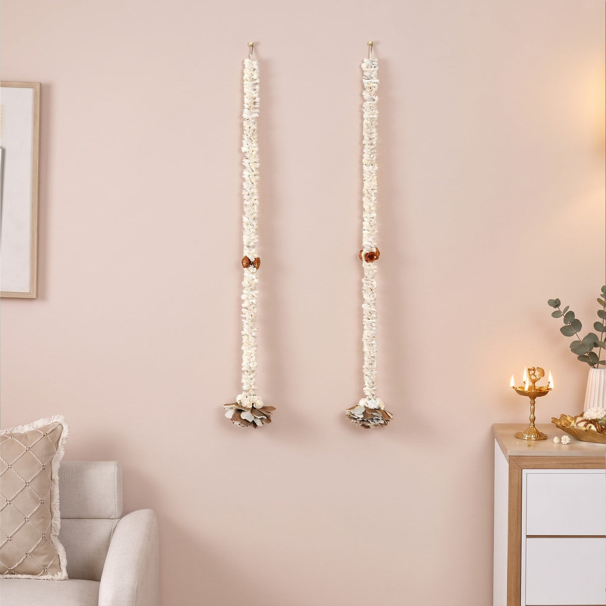 Aveline Wall Hanging Brown Set Of 2 Nestasia