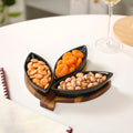 Three Leaf Porcelain Platter Set Nestasia