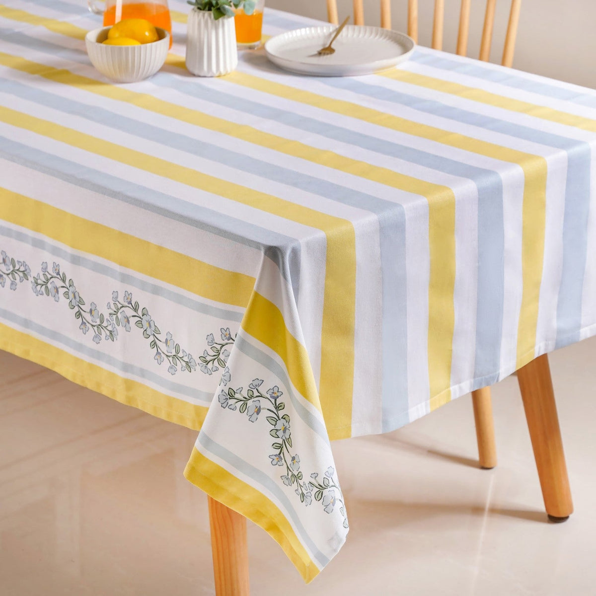 Azzuro Table Cover Placemat Runner and Napkin Set Nestasia