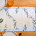 Azzurro Cotton 8 Seater Table Runner Nestasia