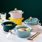 Serving Pot With Lid Green
