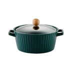 Serving Pot With Lid Green