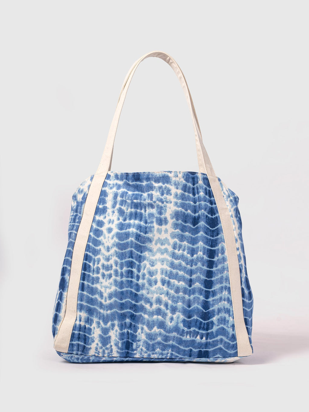 Indigo Wave Tote Contrast Living