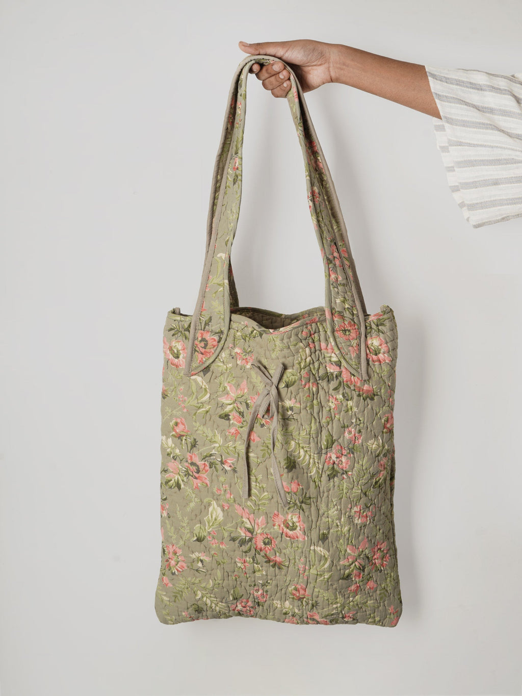 Rosé Olive Tote Contrast Living