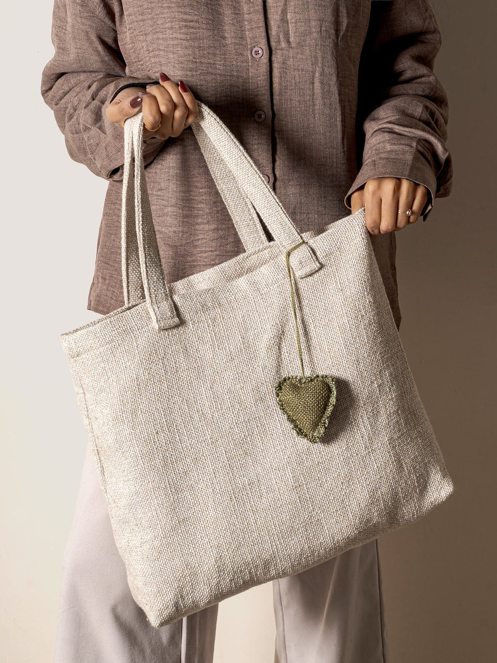 Quiet Grace Tote Contrast Living
