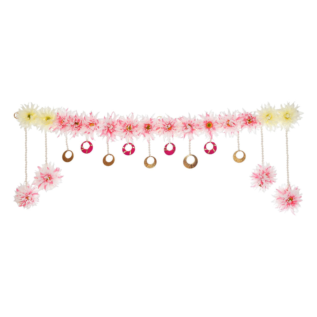 Premium Decorative Floral Bandarwal/Toran Door Hanging Kafalo