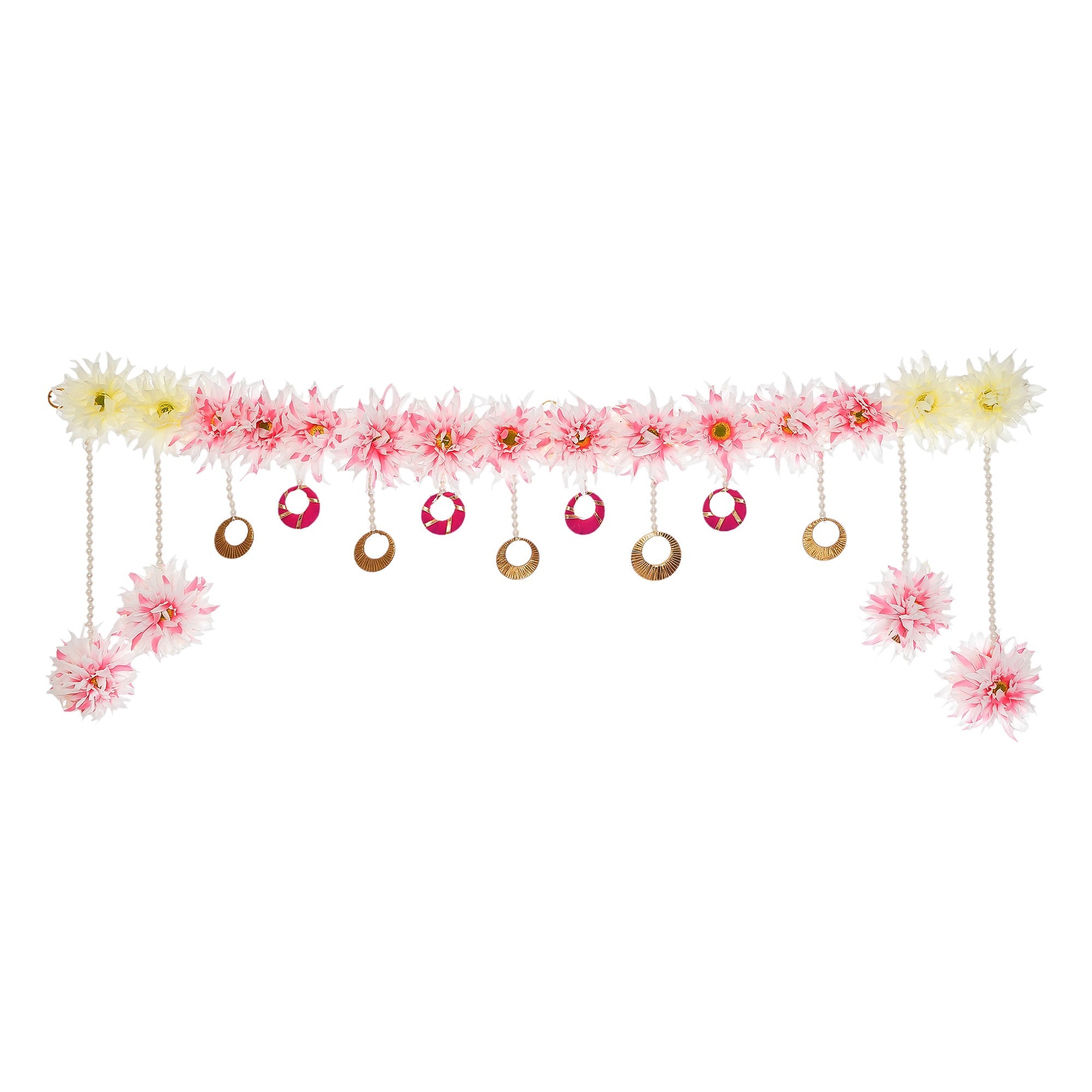 Premium Decorative Floral Bandarwal/Toran Door Hanging Kafalo