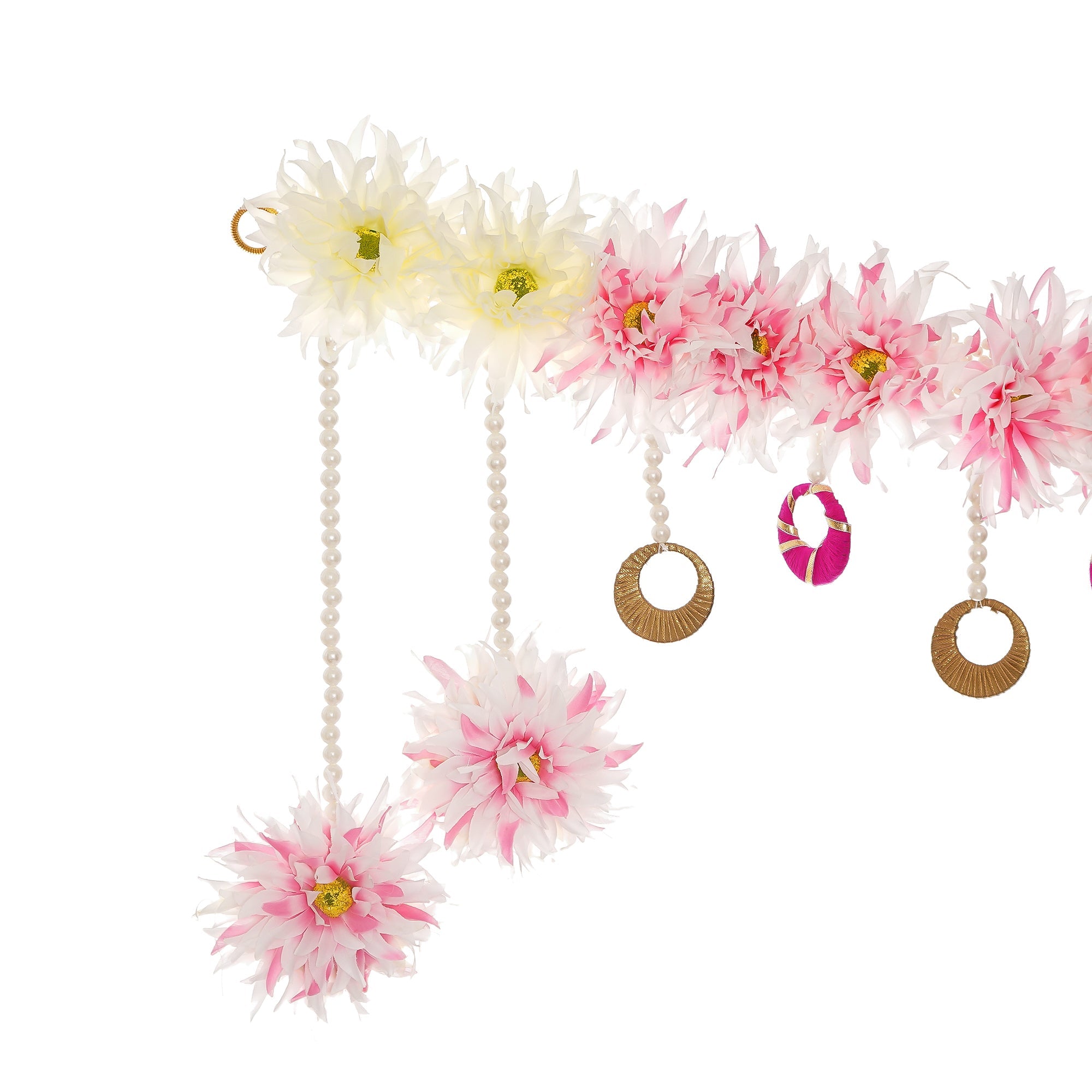 Premium Decorative Floral Bandarwal/Toran Door Hanging Kafalo