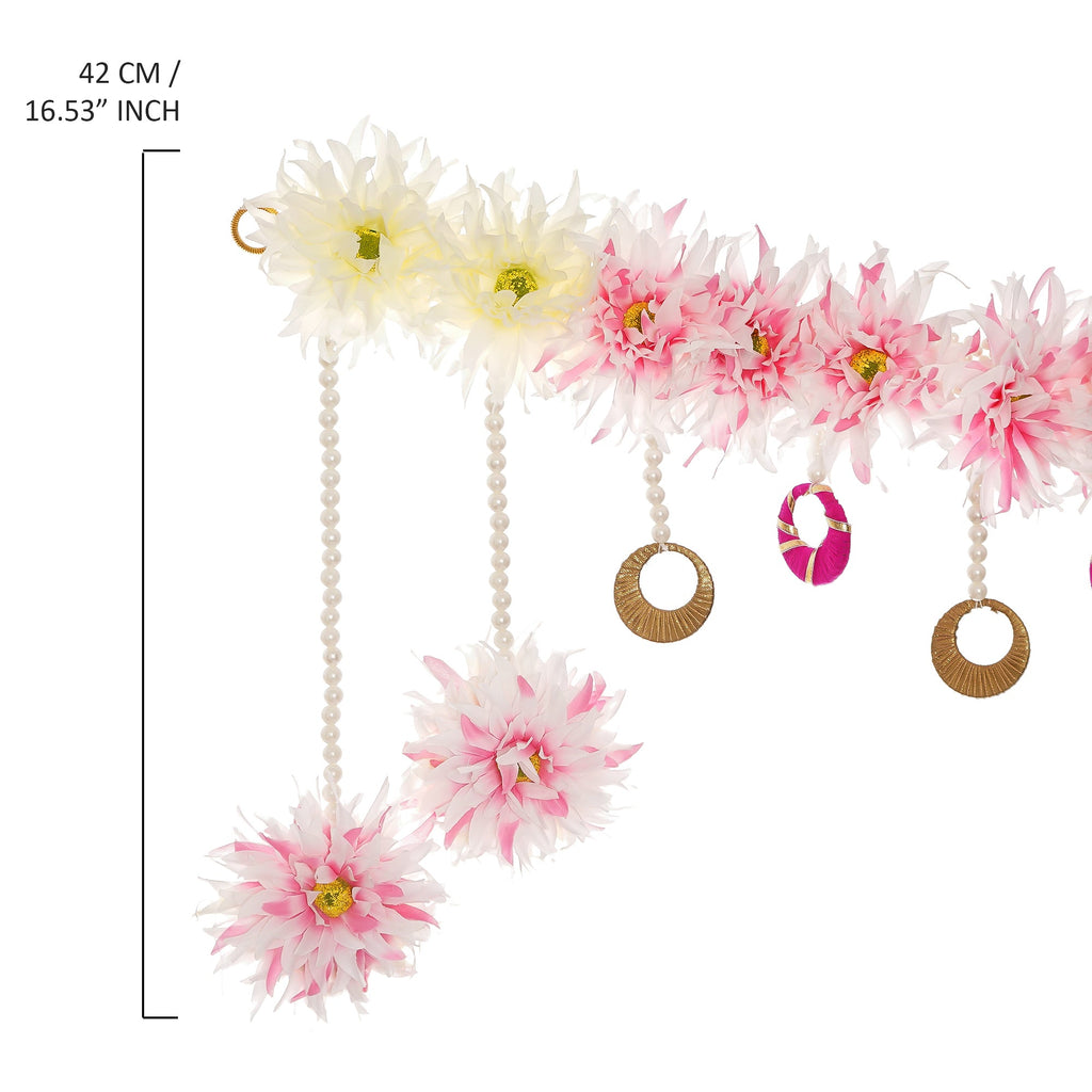 Premium Decorative Floral Bandarwal/Toran Door Hanging Kafalo