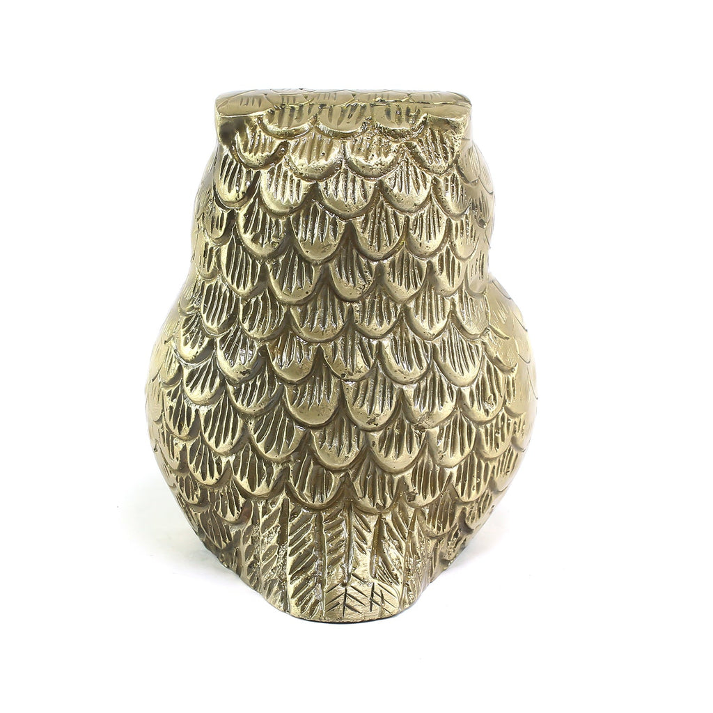 Decorative Brass Owl Showpiece Bird Figurine Kafalo