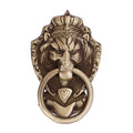 Golden Victorian Style Lion Shape Brass Door Knocker Kafalo