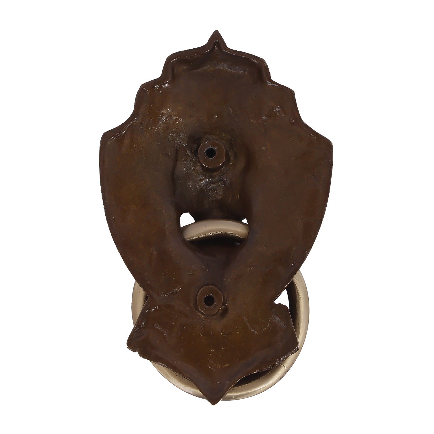 Golden Victorian Style Lion Shape Brass Door Knocker Kafalo